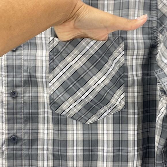 5.11 Tactical Storm Gray Covert Flex Long Sleeve snap button down - Picture 3 of 8